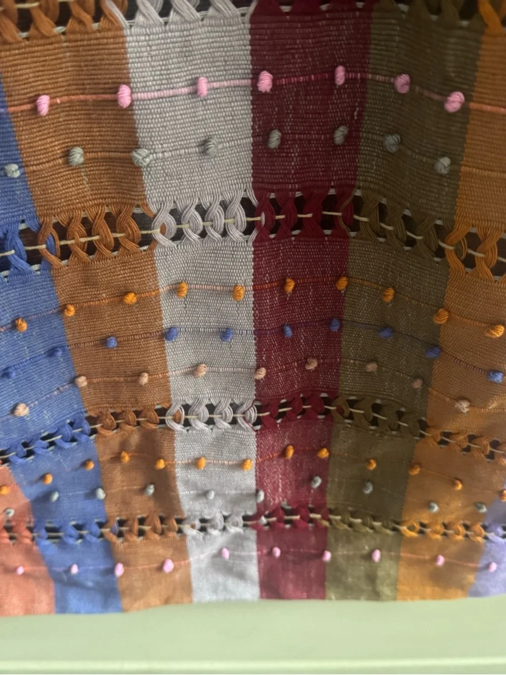 Multicolor Striped Tote Bag - Picture 8 of 11